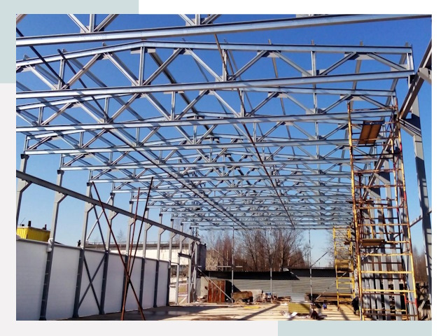 Строительство цехов в Старая Русса от 611 руб. под ключ