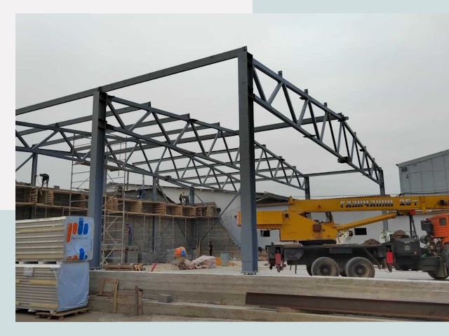 Строительство цехов в Старой Руссе