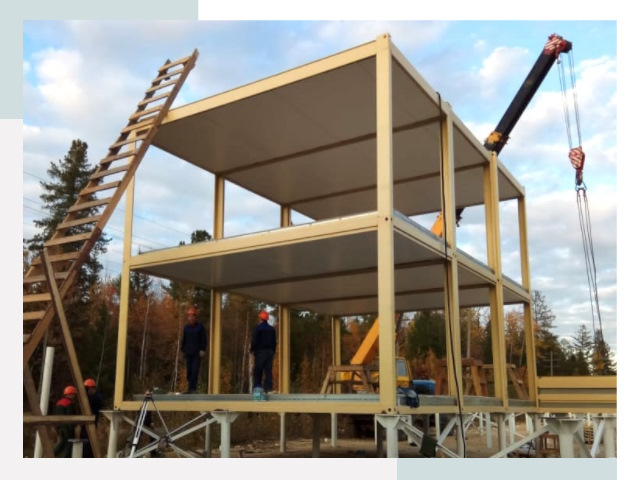 Строительство модульных здания Старая Русса