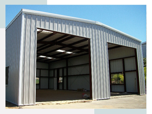 Легковозводимые ангары в Старой Руссе