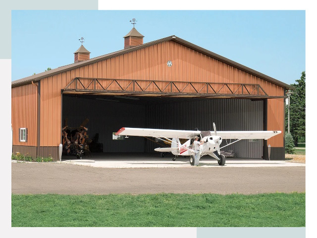 Ангары для самолетов в Старой Руссе