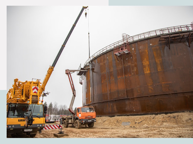 Монтаж резервуаров в Старой Руссе от 611 руб. за м³