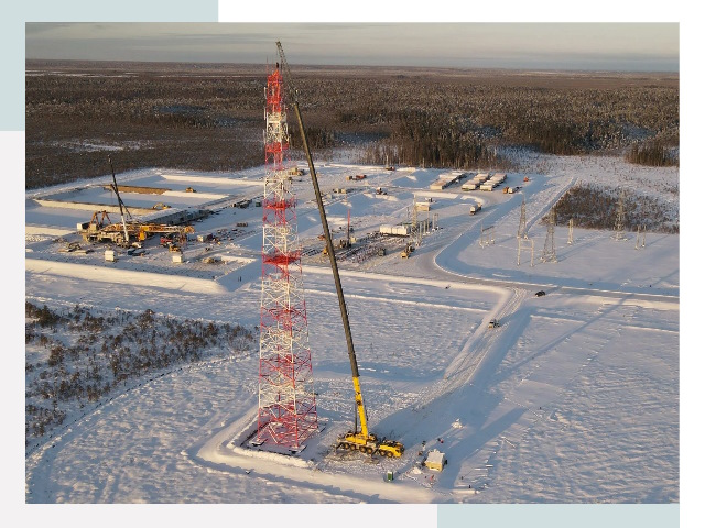 Мачты связи в Старой Руссе