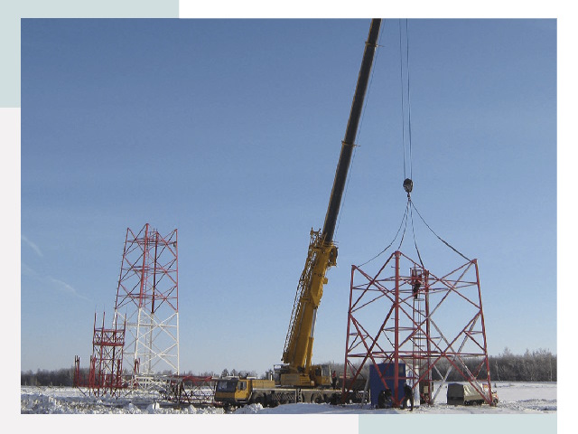 Монтаж вышек связи в Старой Руссе