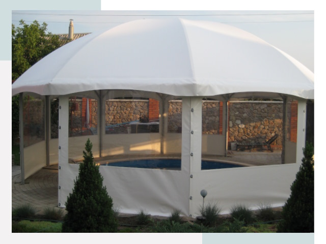 Тентовые павильоны в Старой Руссе