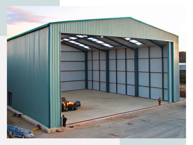 Строительство ангаров в Старой Руссе